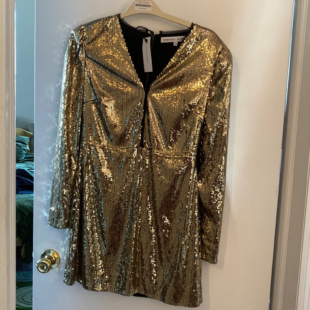 New Year’s Eve Gold mini by Rebecca Minkoff!-New with tags